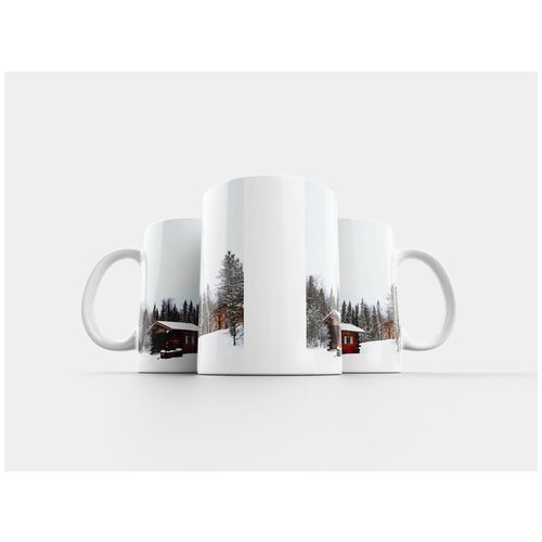 фото Кружка "снег, зима, белый" 320 мл lotsprints