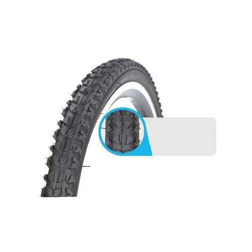 фото Покрышка trix 24"х 2.125 (57-507) txbl-804, горная средняя, черная