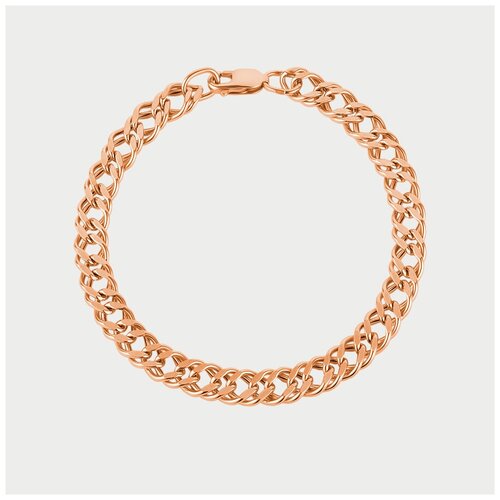 фото Браслет цепной из розового золота 585 пробы без вставок (арт. нб 12-076пг 1.20) (21 / 8,62 / 4500000221338) gold center
