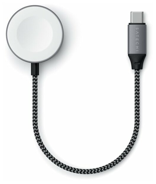 Кабель для зарядки Apple Watch Satechi USB-C Magnetic Charging Cable 18 см (ST-TCAW7CM)