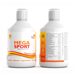 Swedish Nutra жидкие мультивитамины для спортсменов 500 мл - 33 порции (вкус апельсина) - изображение