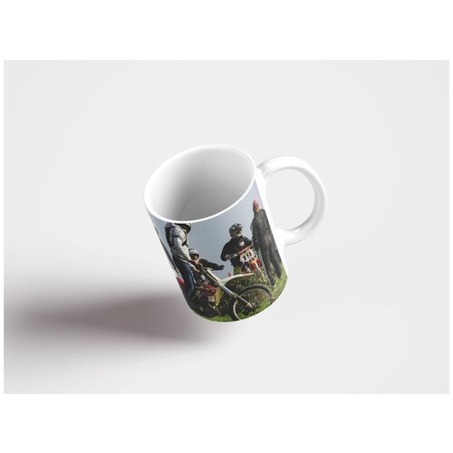 фото Кружка "байкеры, мотоцикл, свобода 320 мл. белая lotsprints