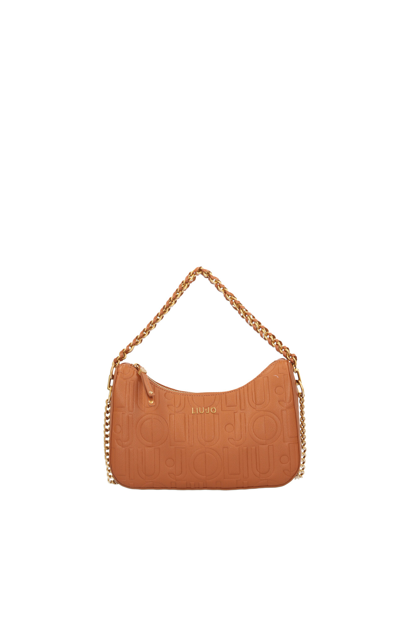 Сумка хобо LIU JO, фактура зернистая, коричневый — фото 1