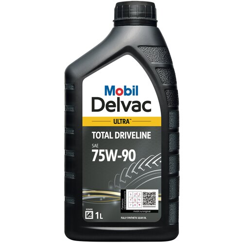 Трансмиссионное масло Mobil Delvac Ultra Total Driveline 75W-90, 1L
