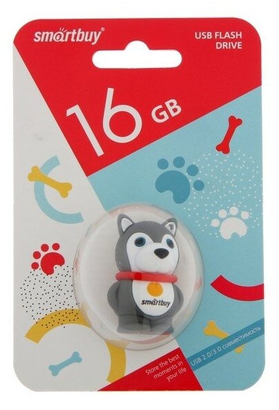 Флешка Smartbuy Wild series, 16 Гб, USB2.0, 