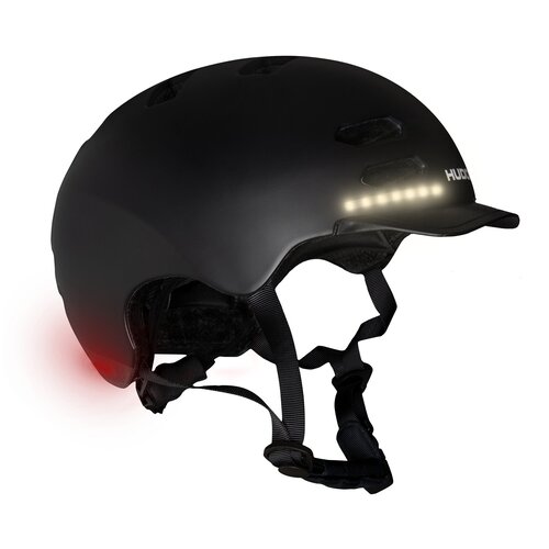 фото Hudora шлем skater helmet led, size s, black(84178/00)