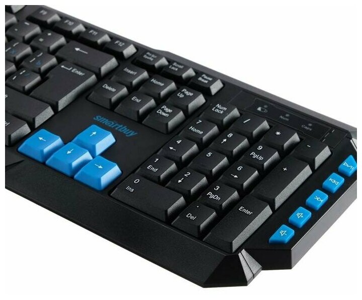 SMARTBUY Клавиатура беспроводная мультимедийная SmartBuy ONE 231 черная