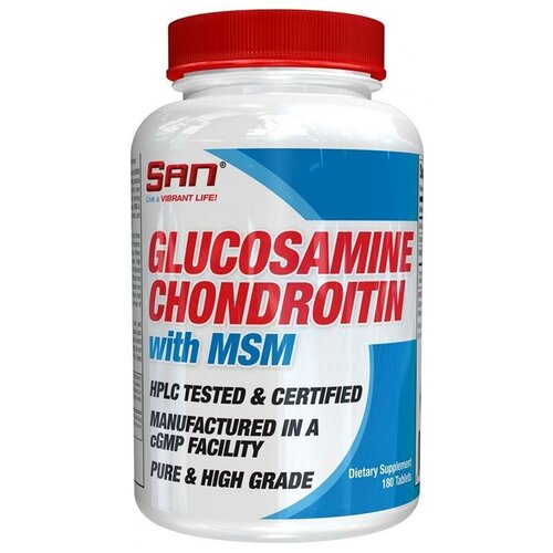 SAN Glucosamine Chondroitin with MSM (180 таблеток)