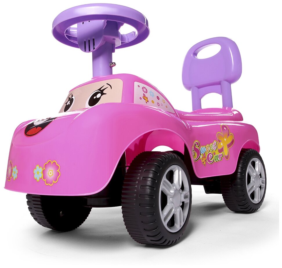 Каталка детская Baby Care Dreamcar, оранжевая - фото №12