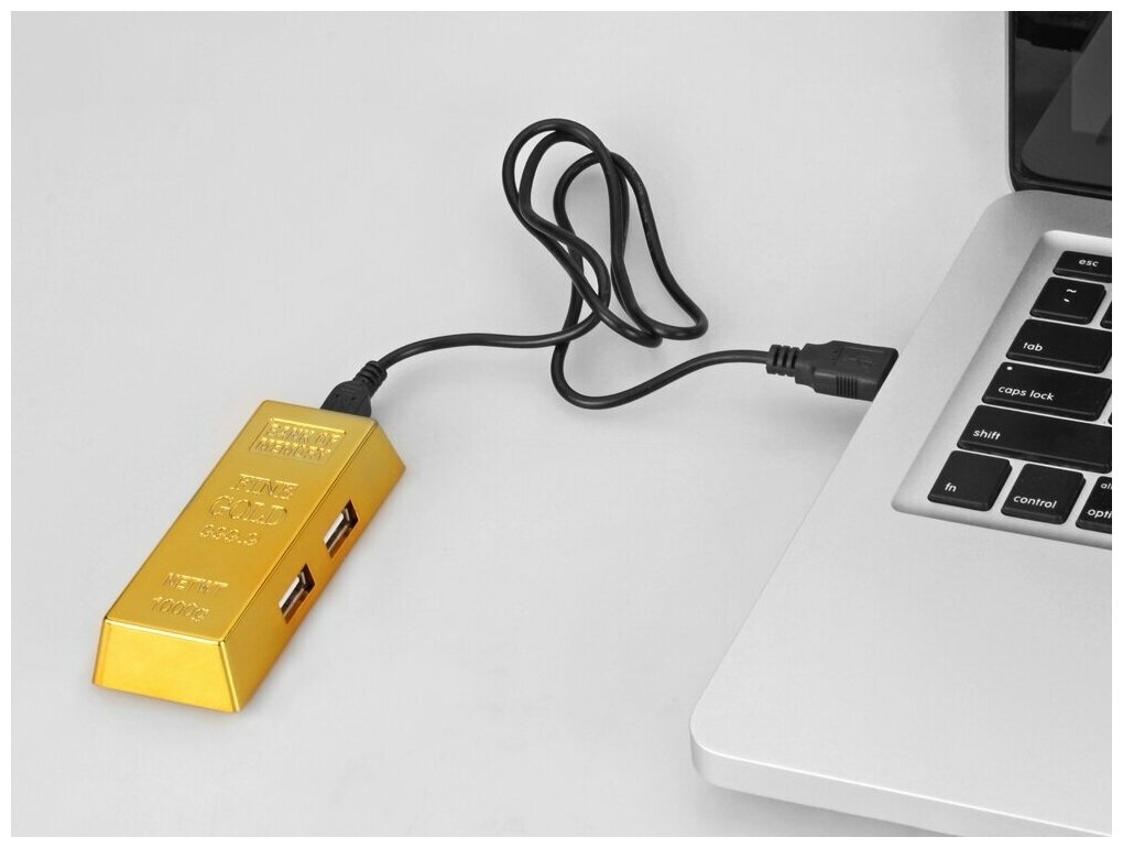 USB Hub «Слиток золота» на 4 порта