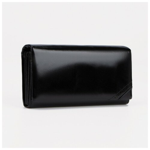 фото Кошелёк на магнитах, цвет чёрный хорошее настроение