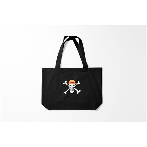 фото Сумка-шоппер / 46х35 см / аниме / one piece вытянутый череп burnettie