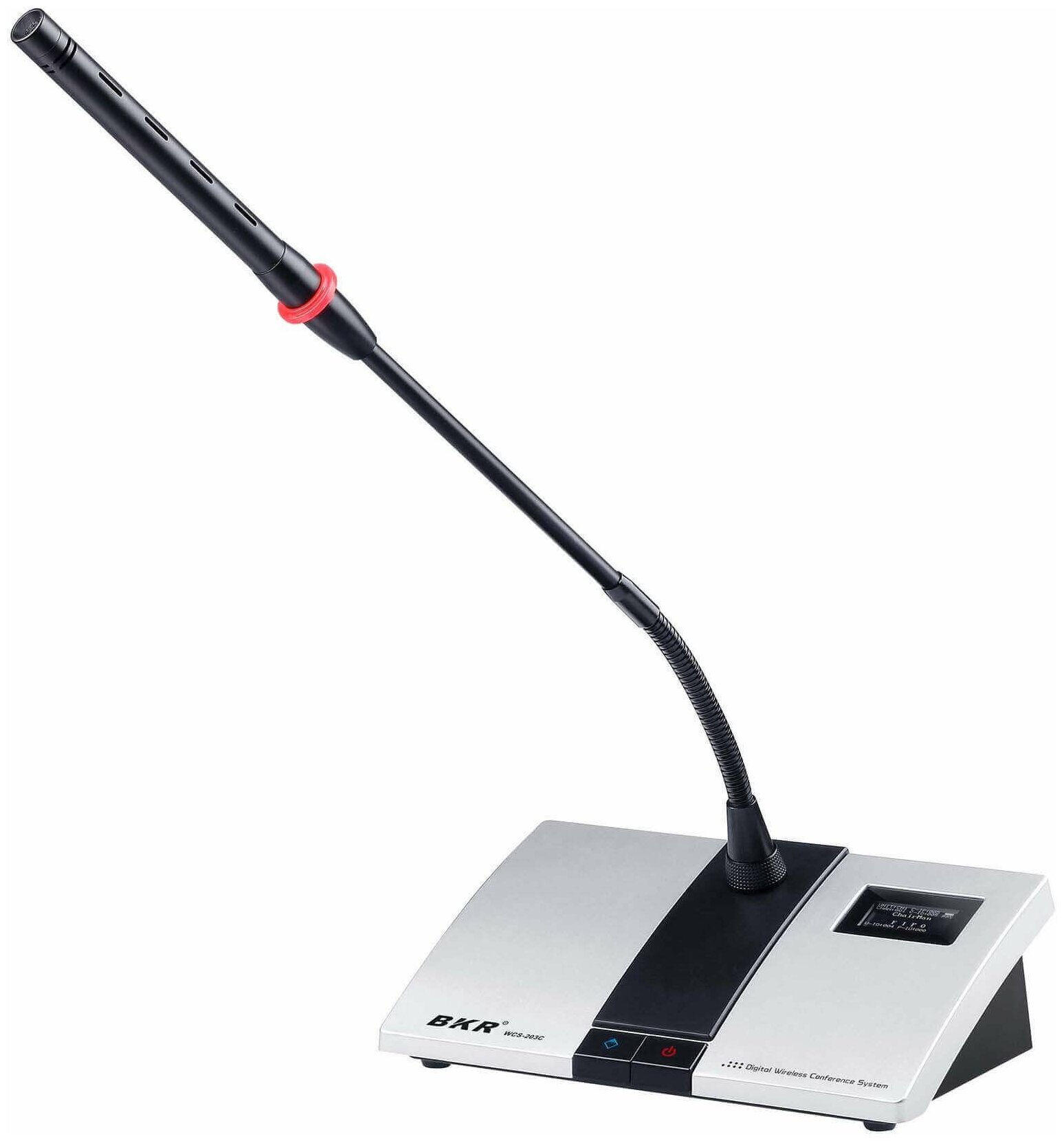 Микрофонный пульт председателя беспроводной clevermic BKR WCS-203C Silver