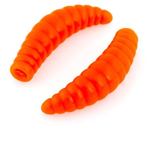 Силиконовая приманка на форель Akara Trout Time Maggot 1,3 Сыр 33мм. (12 шт.) 100