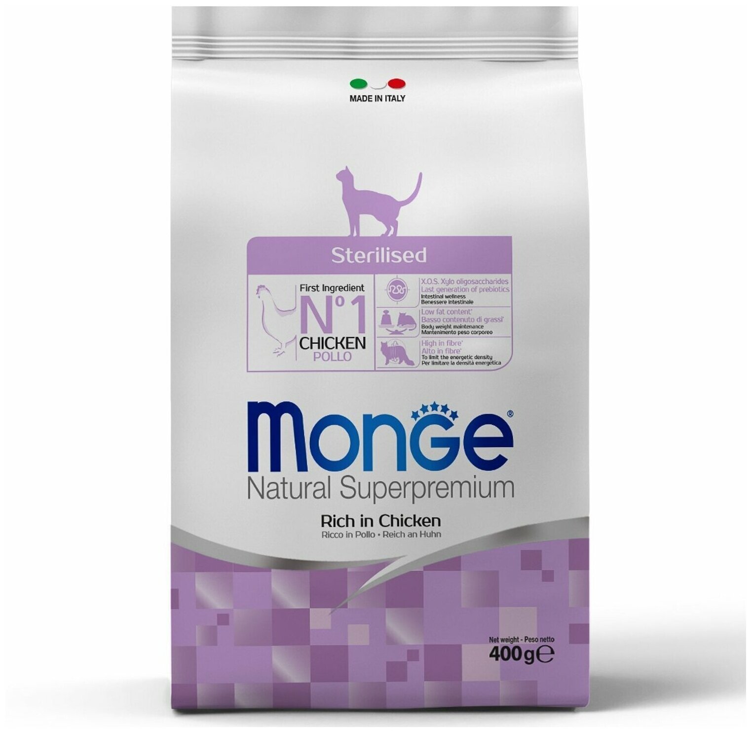 Monge Cat Sterilised корм для стерилизованных кошек 400г