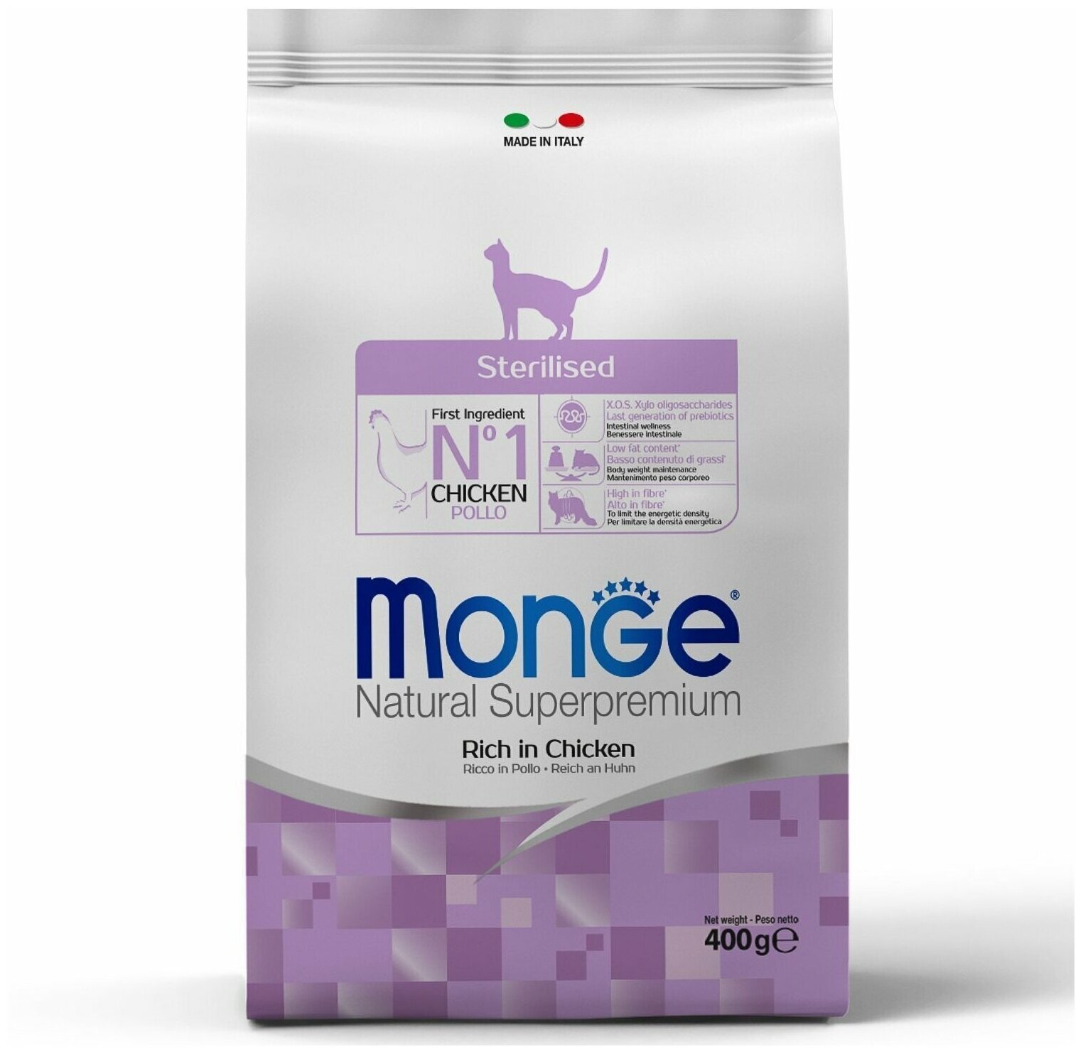 Monge Cat Sterilised корм для стерилизованных кошек 400г - фотография № 1