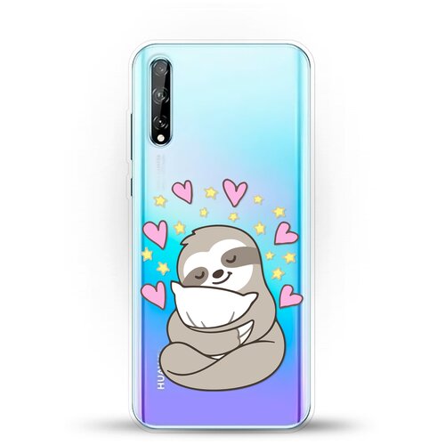 фото Силиконовый чехол ленивец на huawei y8p andy & paul
