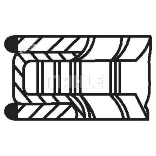 фото Mahle 02822n0 кольца поршневые, комплект