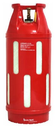 Полимерно-композитный баллон для газа 47л/20кг Litesafe - фото №7