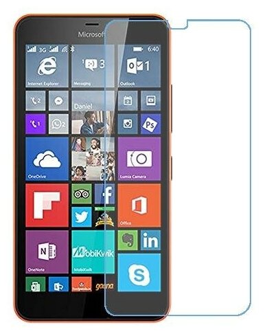 Microsoft Lumia 640 XL LTE Dual SIM защитный экран из нано стекла 9H одна штука