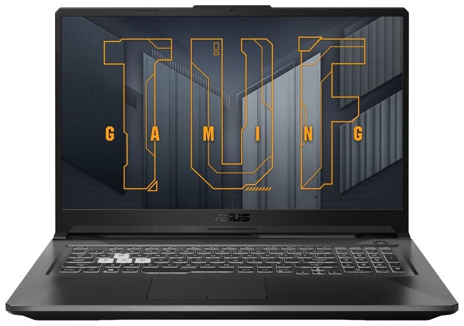 Ноутбук Asus TUF Gaming F17 FX706HEB-HX103 Eclipse Grey Core i5-11400H/8G/512G SSD/17.3" FHD IPS 144Hz AG/NV RTX3050Ti 4Gb/WiFi/BT/DOS