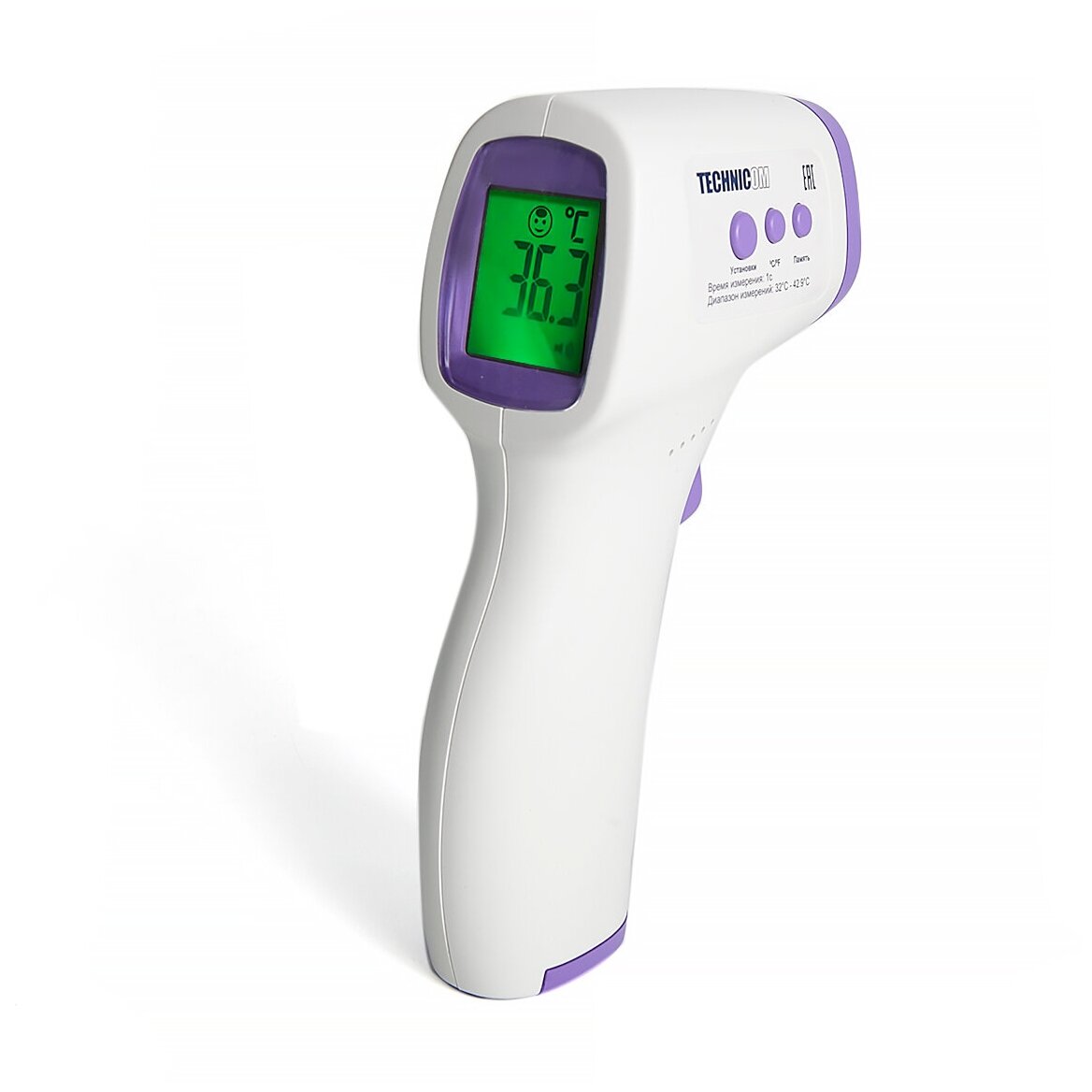 Инфракрасный термометр бесконтактный медицинский электронный градусник Technicom TС-03