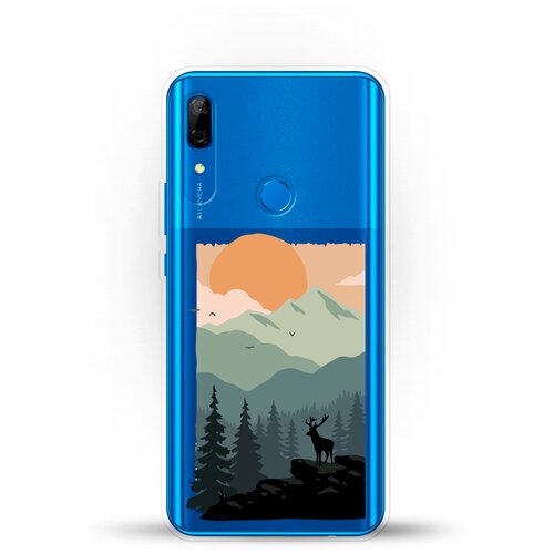 фото Силиконовый чехол горы и лес на huawei p smart z andy & paul