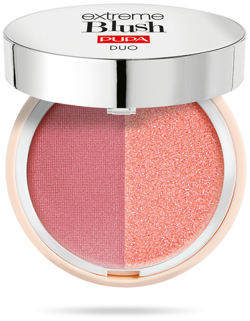 Pupa Румяна Extreme Blush Duo, 110 Radiant Amarant - Glow Watermelon