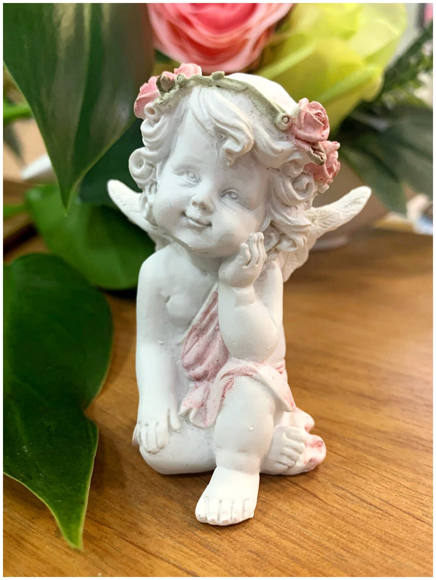 фото Статуэтка BLT, фигурка девочка ангел , ангелочек ангелок декоративный