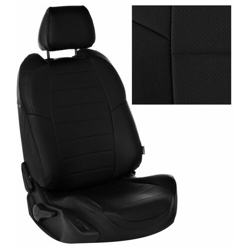 фото Чехлы на сиденья seat ibiza 4 2008-2017 экокожа черный автопилот se-ib-i4-chch-e