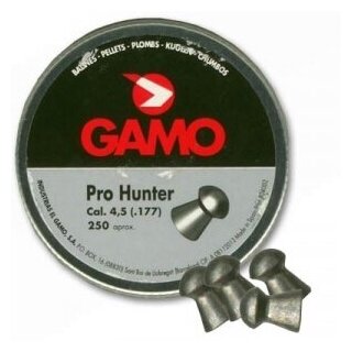 Пули GAMO Pro-Hunter, калибр 4,5 мм, 0,49 гр (500 шт.)