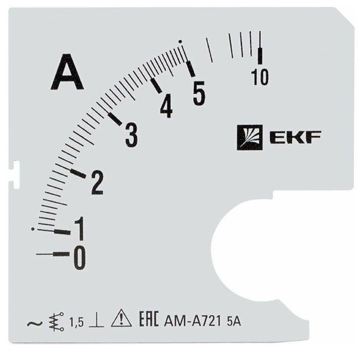 Шкала сменная для A721 5/5А-1.5 PROxima EKF s-a721-5 1шт