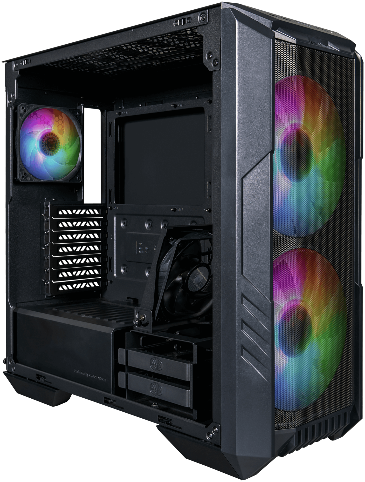 Корпус ATX Cooler Master HAF 500P Без БП чёрный