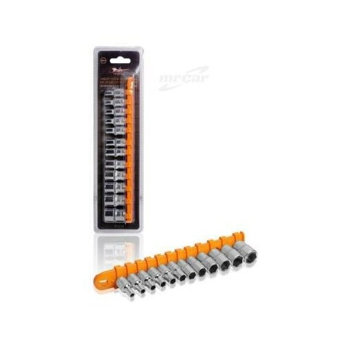 фото Airline at1224 набор головок торцевых 1/4 dr шестигранных 12пр. 4 4.5 5 5.5 6 7 8 9 10 11 12 13мм at-12-24