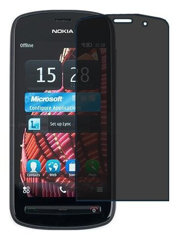 Nokia 808 PureView защитный экран пленка гидрогель конфиденциальность (силикон) Одна штука
