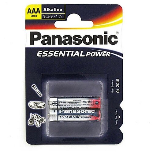 Батарейка LR03ААА Panasonic Everyday Power Standard BL-2 1.5V щелочная 2шт