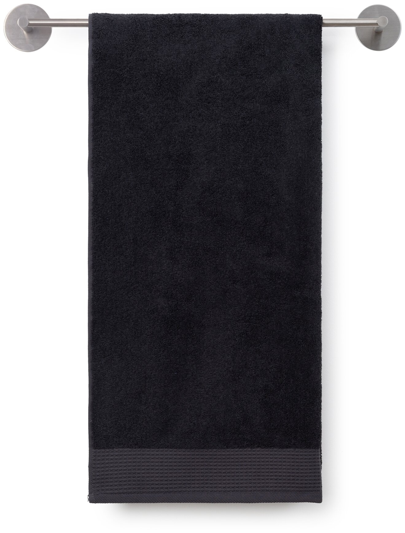 Полотенце махровое для лица и рук, Донецкая мануфактура, Вивиан, 50Х100 см, цвет: черный оникс, 100% хлопок - фотография № 7