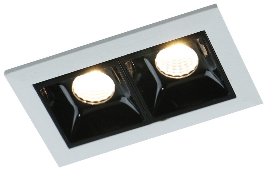 Arte Lamp Встраиваемый светодиодный светильник Arte Lamp Grill A3153PL-2BK