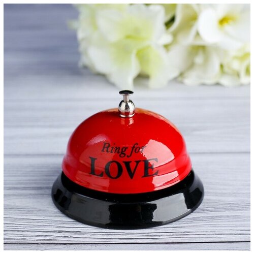 Звонок настольный Ring for a love, 7.5 х 7.5 х 6 см секс игрушки pretty love vibrating ring