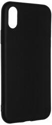 Черный силиконовый чехол для Iphone Xs