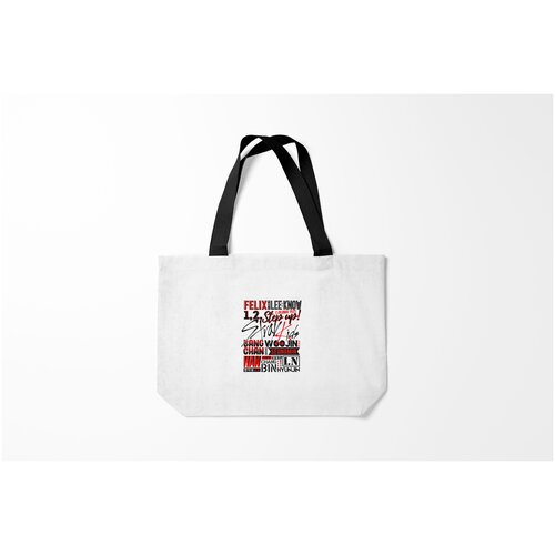 фото Сумка-шоппер / 46х35 см / k pop / stray kids burnettie