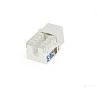 Вставка Keystone Jack RJ-45 Hyperline KJ9-8P8C-C6-90-WH