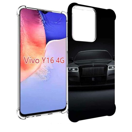 Чехол MyPads Rolls Royce ролс ройс 2 для Vivo Y16 4G/ Vivo Y02S задняя-панель-накладка-бампер чехол mypads rolls royce ролс ройс 1 для vivo x90 pro plus задняя панель накладка бампер