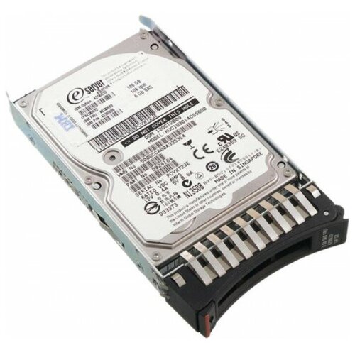 74Y6497 Жесткий диск IBM Lenovo 300GB 15000RPM SAS 6Gbps SFF-2 для серверов ibm жесткий диск ibm 00ar324 300gb 15000 sas 2 5 hdd