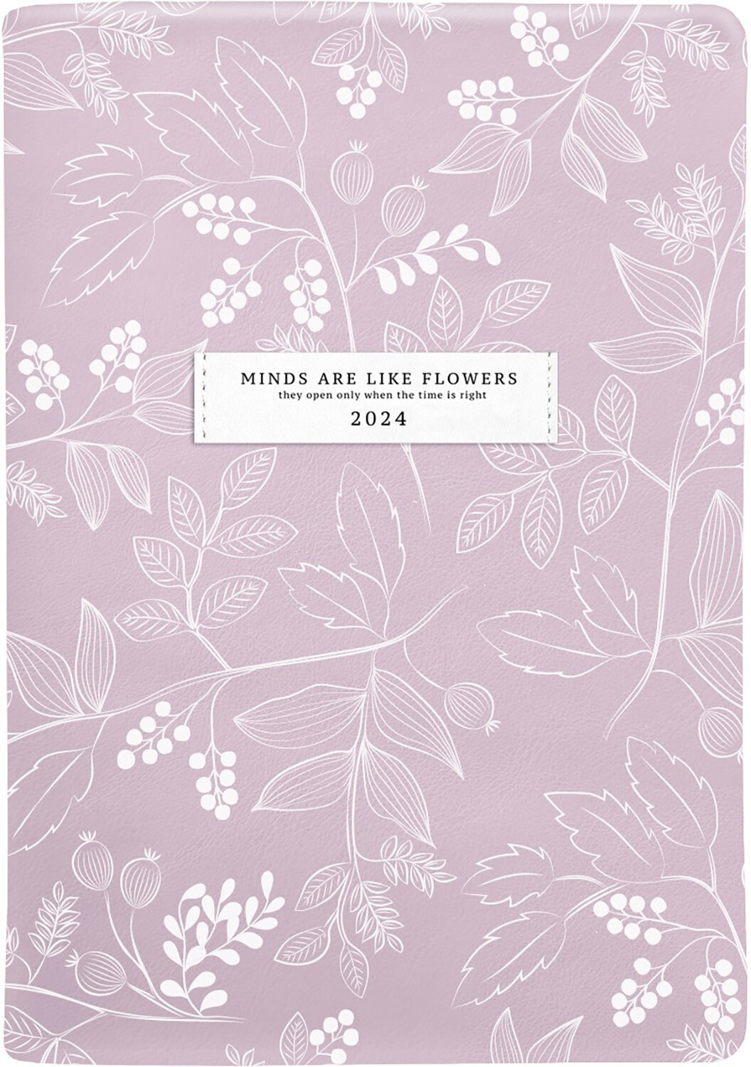 Ежедневник датированный на 2024 год June, розовый, А5, 176 листов