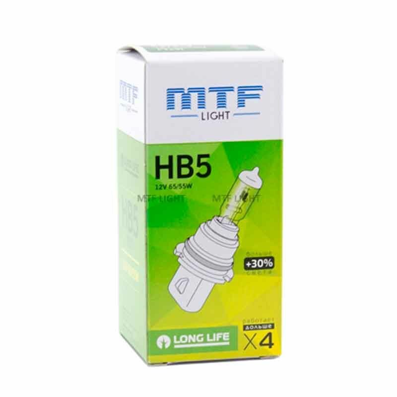 Галогенные лампы MTF Light HB5(9007) 12V 65/55W +30% LONG LIFE x4 2шт.