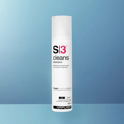 Napura S3 Cleans трихологический шампунь для жирной кожи головы Себорегуляция 200 мл 3800₽