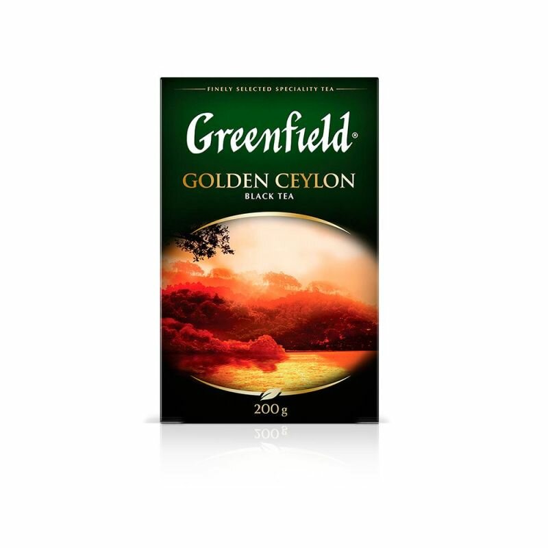 Greenfield Чай листовой черный Golden Ceylon, 200 г