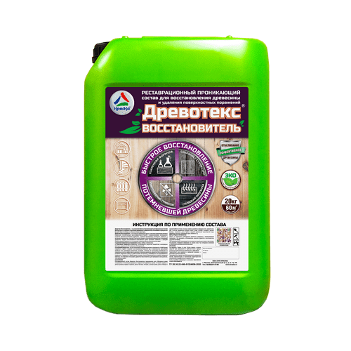 Отбеливатель Древесины Краско Древотекс Восстановитель 20л для Восстановления Древесины / НПО Краско.