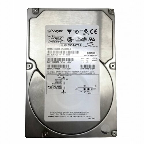 Жесткий диск Seagate ST336706LC 36,7Gb U160SCSI 3.5